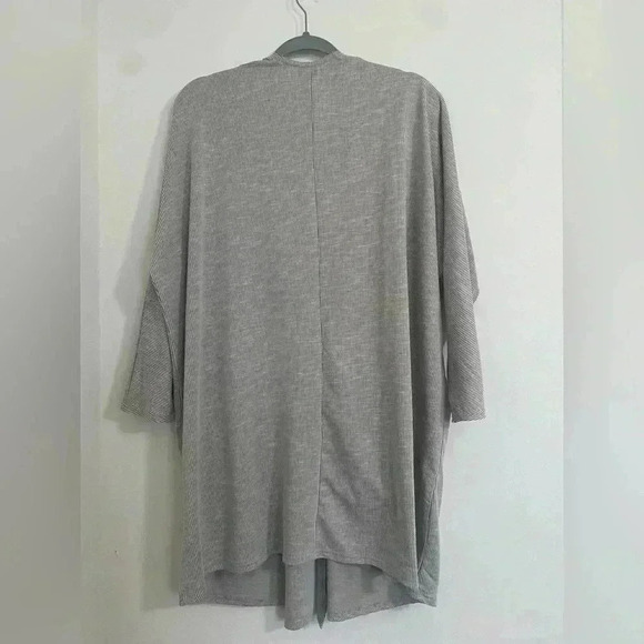 NWT Donni Cotton Ribbed Striped Open Cardigan O/S - Picture 3 of 4